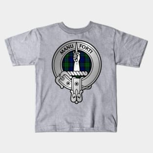 Clan MacKay Crest & Tartan Kids T-Shirt